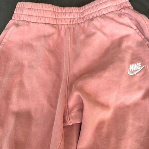 Pink boys Nike sweatpants youth large